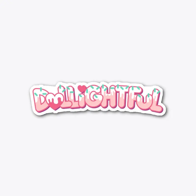 Dollightful Logo Sticker